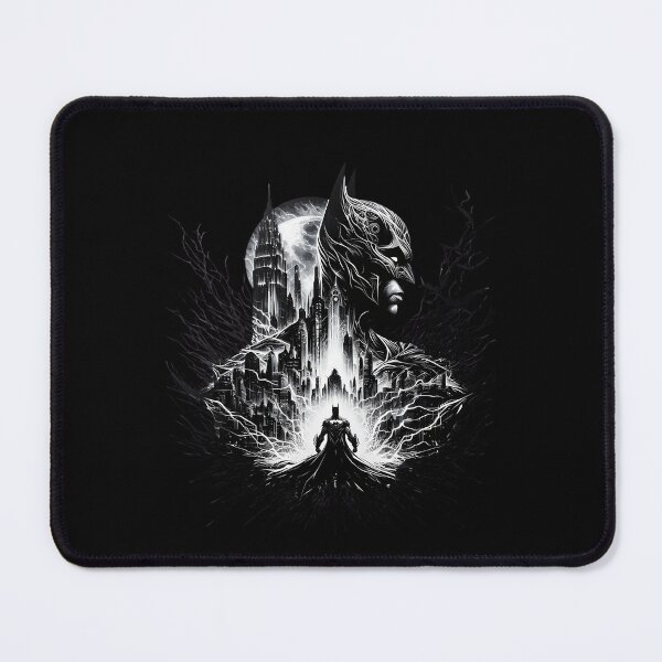 Item preview, Dark Superhero City Silhouette Night Sky Moon designed and sold by MillicentCouder.