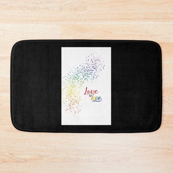 Item preview, Love is Love Rainbow Heart Design Celebrating Equality and Pride designed and sold by AMS-632.