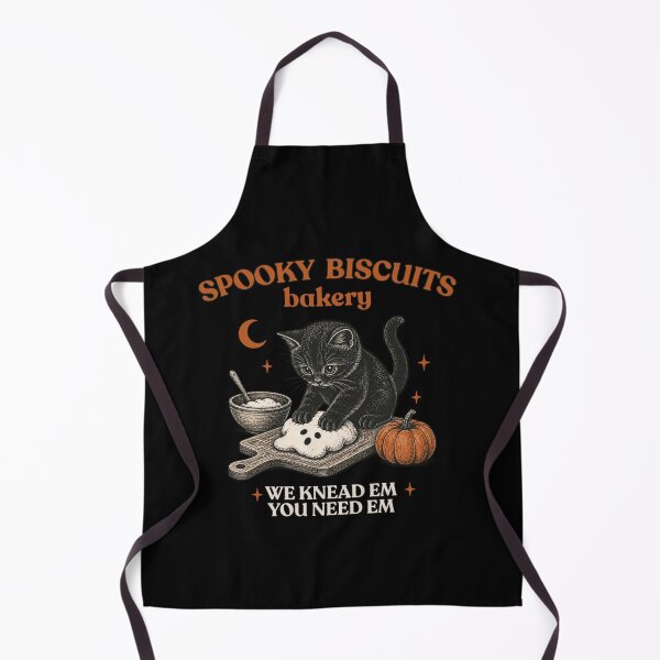 Item preview, Retro Funny Spooky Biscuits Club Cat Lovers Pastry Halloween designed and sold by KatieThomShop.