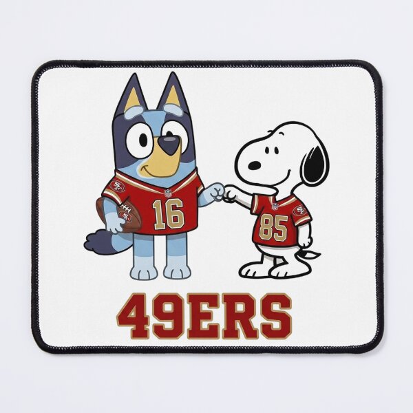Item preview, Bluey And Snoopy San Francisco Football Buddies designed and sold by DamianRoy88.
