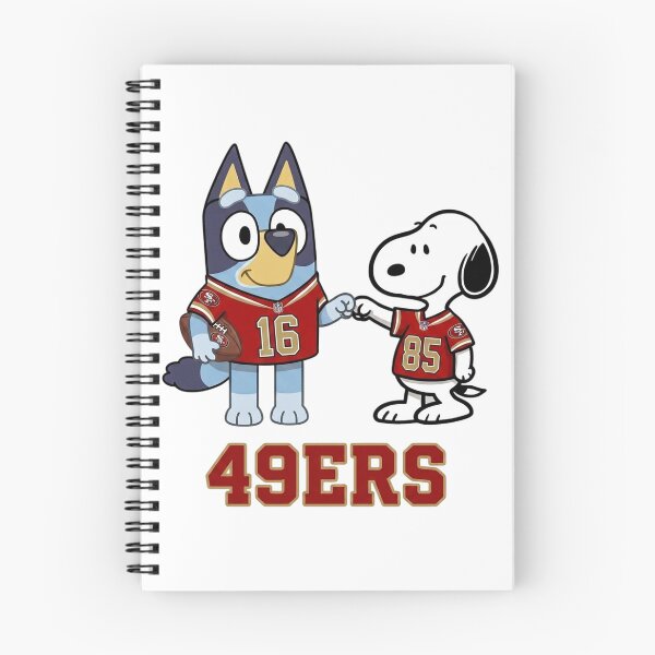 Item preview, Bluey And Snoopy San Francisco Football Buddies designed and sold by DamianRoy88.