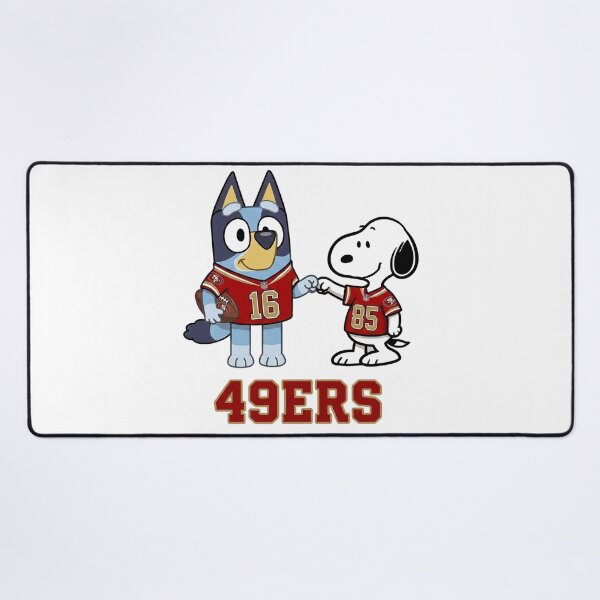 Item preview, Bluey And Snoopy San Francisco Football Buddies designed and sold by DamianRoy88.