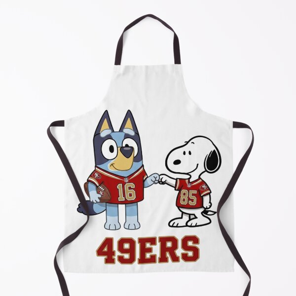 Item preview, Bluey And Snoopy San Francisco Football Buddies designed and sold by DamianRoy88.