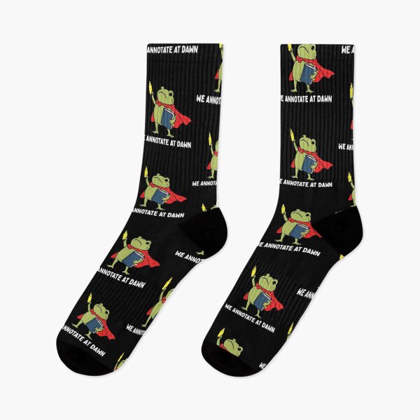 Item preview, We Annotate At Dawn Cute Frog Superhero Bookworm Reader Design designed and sold by AnimeSH9.