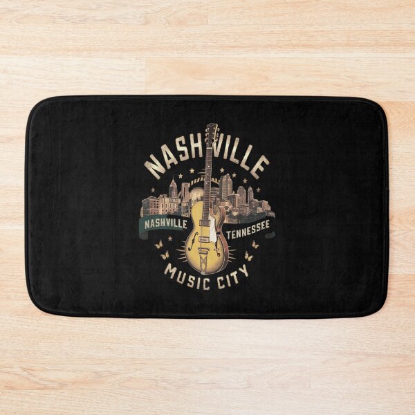 Item preview, nashville music city - nashville cityscape - nashville silhouette - nashville souvenir - nashville t designed and sold by MartyRuhnke1.