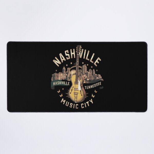 Item preview, nashville music city - nashville cityscape - nashville silhouette - nashville souvenir - nashville t designed and sold by MartyRuhnke1.