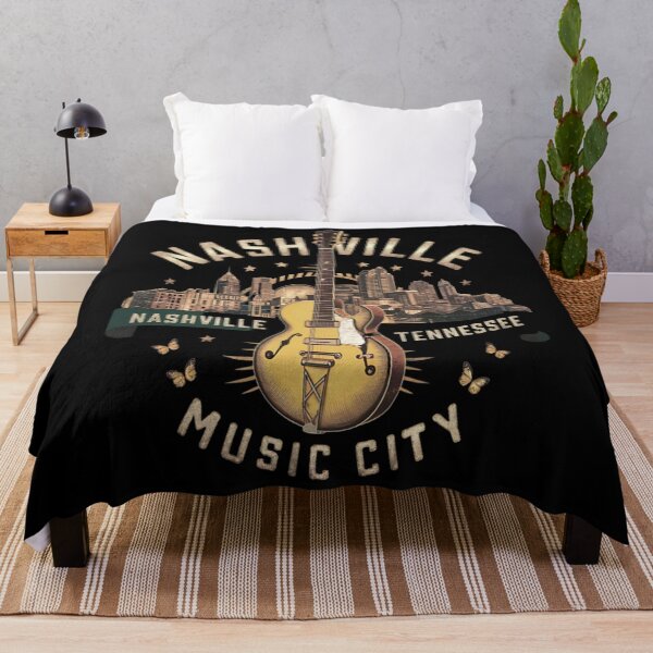 Item preview, nashville music city - nashville cityscape - nashville silhouette - nashville souvenir - nashville t designed and sold by MartyRuhnke1.