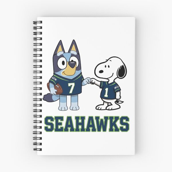 Item preview, Bluey And Snoopy Seattle Football Buddies designed and sold by DamianRoy88.
