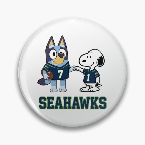 Item preview, Bluey And Snoopy Seattle Football Buddies designed and sold by DamianRoy88.