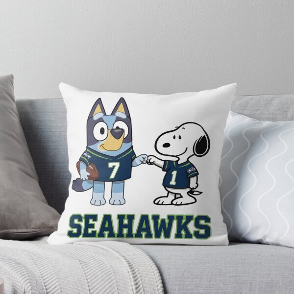 Item preview, Bluey And Snoopy Seattle Football Buddies designed and sold by DamianRoy88.