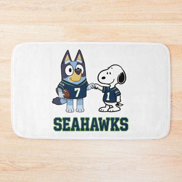 Item preview, Bluey And Snoopy Seattle Football Buddies designed and sold by DamianRoy88.