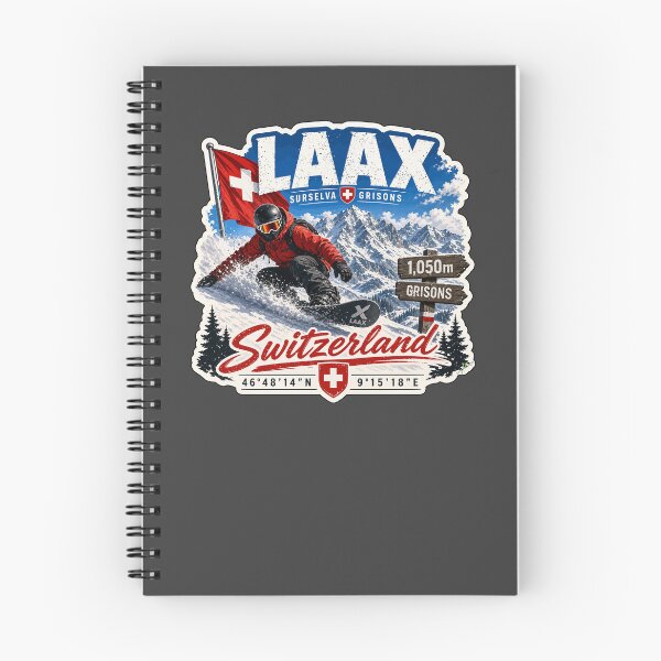 Artikelvorschau, Laax Ski Schweiz Snowboarden Skifahren Alpen Aufkleber T-Shirt 07 entworfen und verkauft von OuterShellUK.