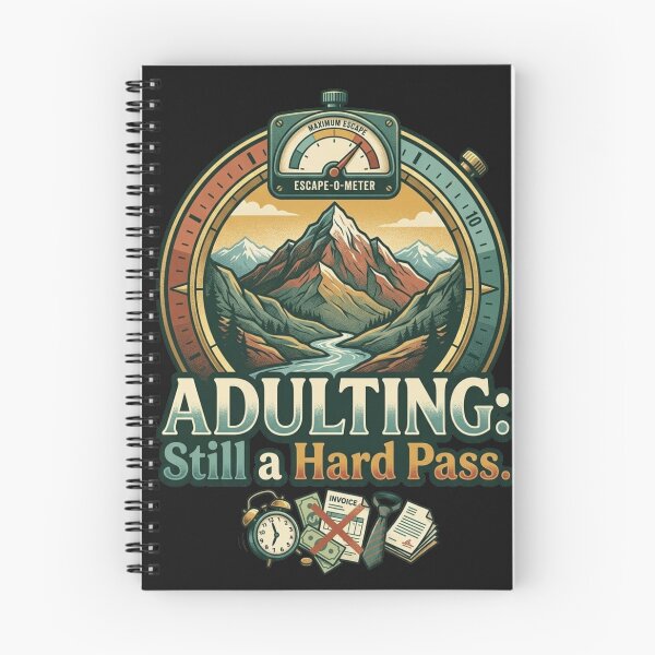 Item preview, Adulting Still A Hard Pass - Vintage Nature Escape designed and sold by designwiss.