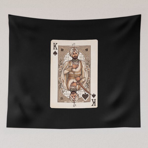 Item preview, Diljit Dosanjh King Playing Card VIntage designed and sold by vdzooart.