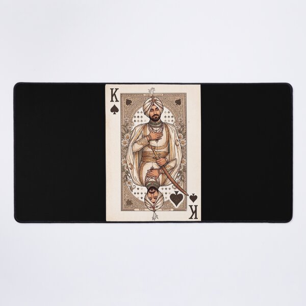 Item preview, Diljit Dosanjh King Playing Card VIntage designed and sold by vdzooart.