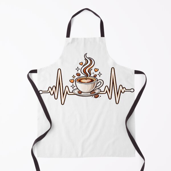 Item preview, Funny Heartbeat Coffee Drinking Coffee Lover T-Shirt designed and sold by Othinus.