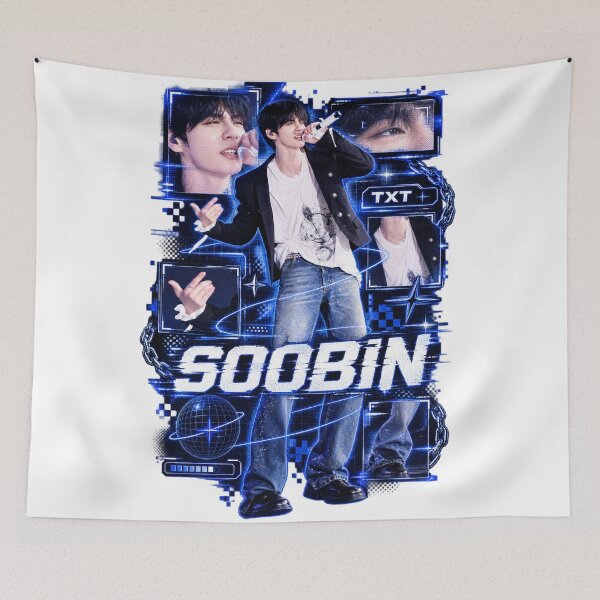 Aperçu de l'œuvre Cadre numérique Y2K TXT Soobin Concert visuel en direct créée et vendue par Valeree Store.