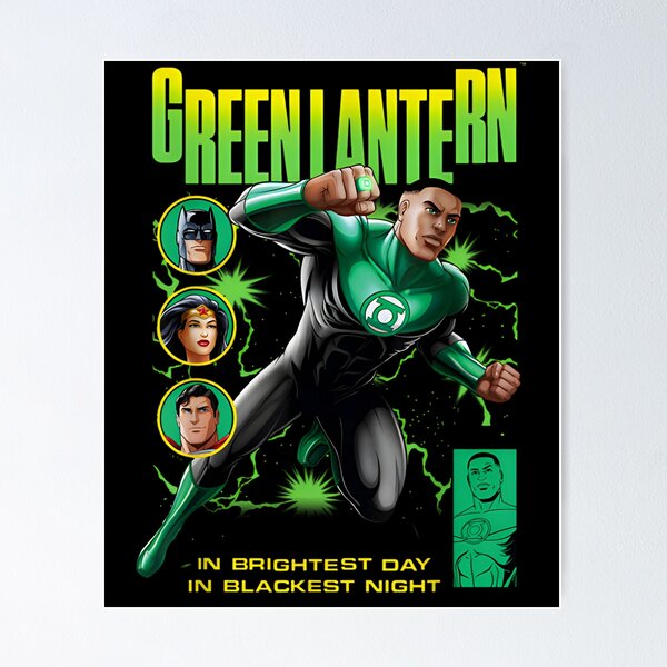 Item preview, El superhéroe de DC Comics, John Stewart, Linterna Verde designed and sold by Kate McGovern.