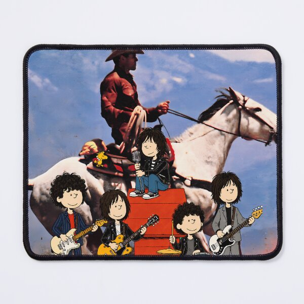 Item preview, The Strokes x Peanuts Band Rock Reality Awaits designed and sold by RetroRiotPrints.