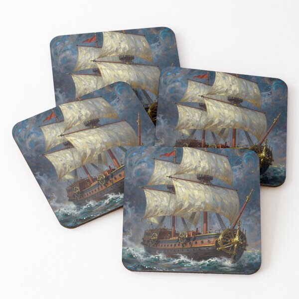 Item preview, Painterly Moonstorm Sailing Vessel   designed and sold by FotoworldEdel.