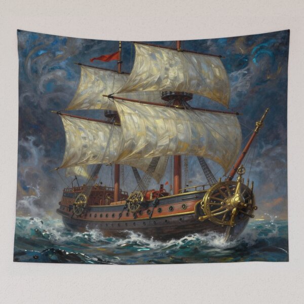 Item preview, Painterly Moonstorm Sailing Vessel   designed and sold by FotoworldEdel.