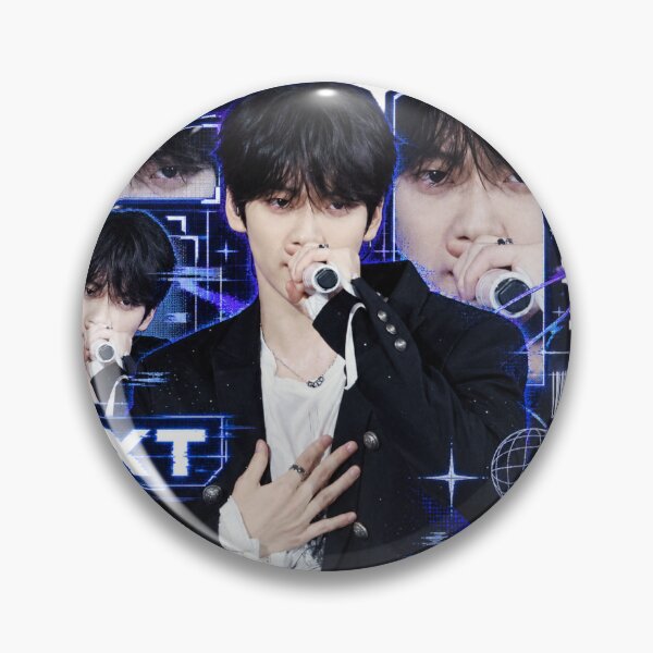 Item preview, TXT Soobin Iconic Vocal Stage Electric Blue Cyber Graphic designed and sold by Valeree Store.