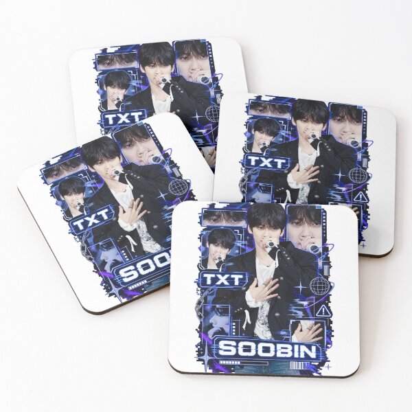 Item preview, TXT Soobin Iconic Vocal Stage Electric Blue Cyber Graphic designed and sold by Valeree Store.