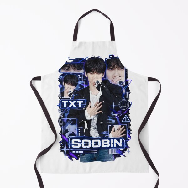 Item preview, TXT Soobin Iconic Vocal Stage Electric Blue Cyber Graphic designed and sold by Valeree Store.