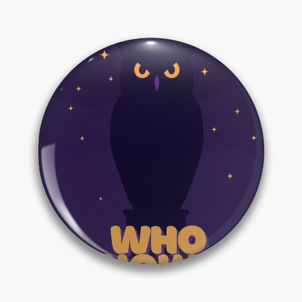 Item preview, Mysterious Owl "Who Knows?" - Retro Groovy Night Sky Design designed and sold by 7oliver.