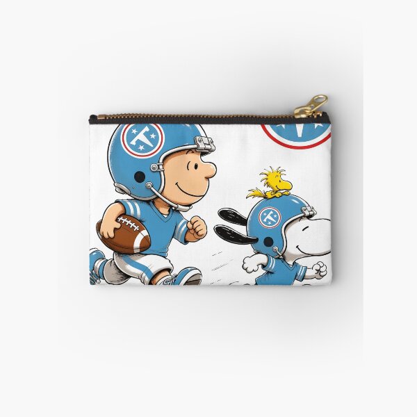 Item preview, Charlie Brown Snoopy Titans Football  designed and sold by RetroRiotPrints.
