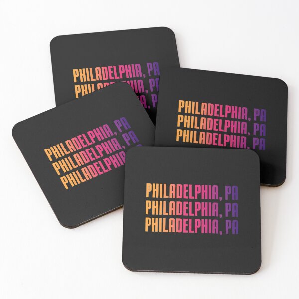 Item preview, Philadelphia PA Gradient Retro Text designed and sold by JamesHays68.