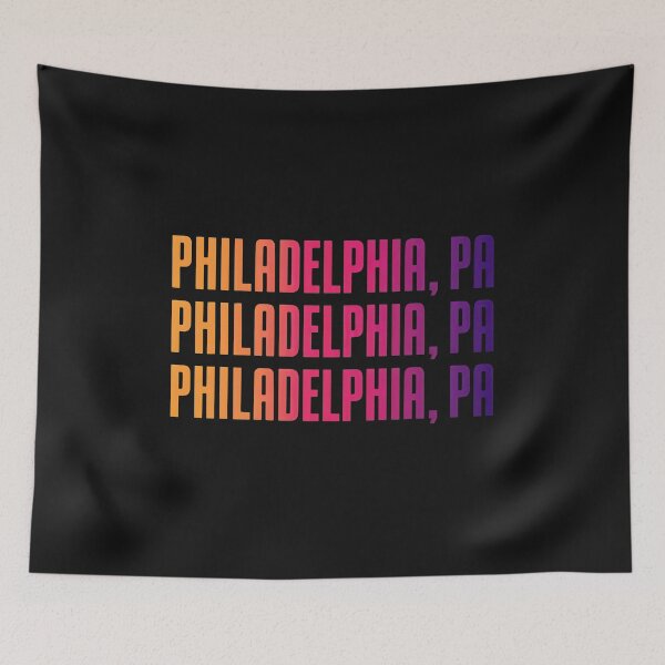 Item preview, Philadelphia PA Gradient Retro Text designed and sold by JamesHays68.