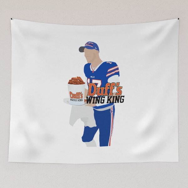 Item preview, Buffalo Quarterback Chicken Wings Illustration designed and sold by LANCELIAMS.