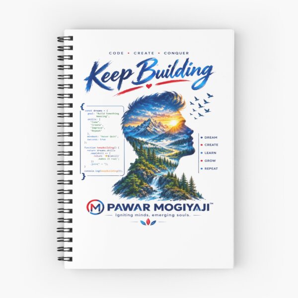 Item preview, ​Keep Building Inspirational Mountain and Nature Art by pawarmogiyaji designed and sold by Pawar1999.