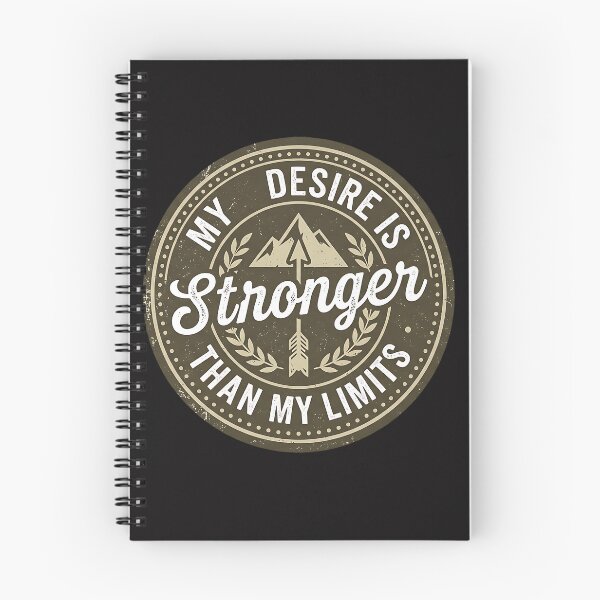 Item preview, MY DESIRE IS STRONGER THAN MY LIMITS.(Vintage Version) designed and sold by MaxDreamsArt.