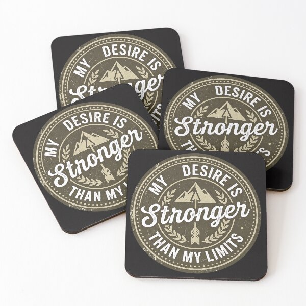 Item preview, MY DESIRE IS STRONGER THAN MY LIMITS.(Vintage Version) designed and sold by MaxDreamsArt.