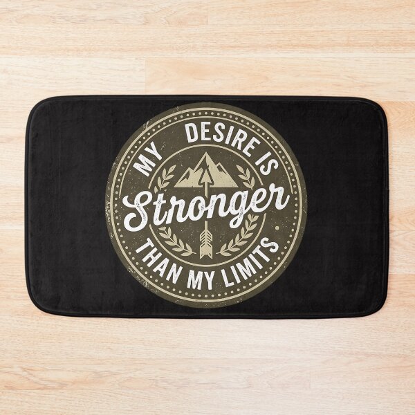 Item preview, MY DESIRE IS STRONGER THAN MY LIMITS.(Vintage Version) designed and sold by MaxDreamsArt.