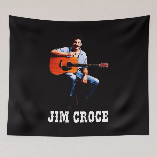 Artikelvorschau, Jim Croce – Porträt eines Gitarrenmusikers entworfen und verkauft von GollnickGordon.