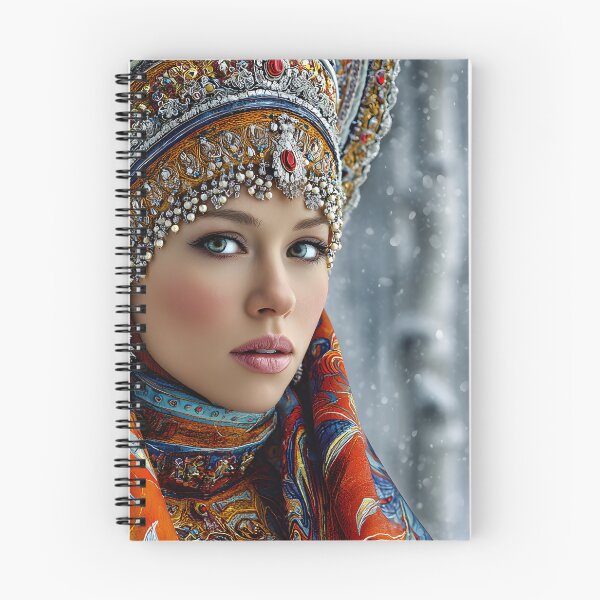 Item preview, Beautiful woman in traditional ornate headdress designed and sold by Artessie.