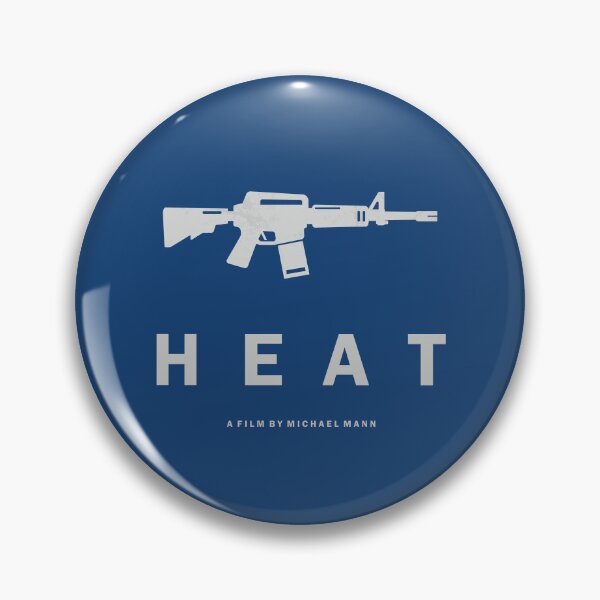 Item preview, HEAT – Minimalist Crime Design Inspired by Michael Mann designed and sold by MORKINO POSTERS.