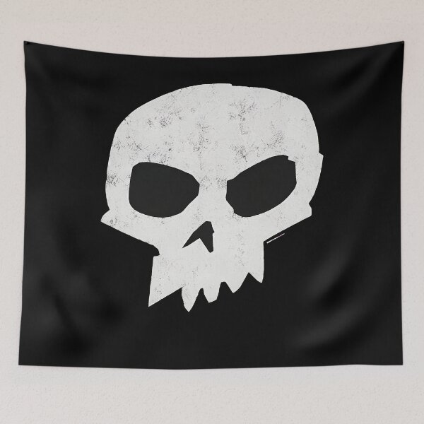 Item preview, Distressed Skull Edgy Grunge designed and sold by TwolipfweddyTM.