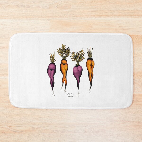 Item preview, Sexy Carrots Botanical Chart Inspired Tattoo Flash Art by Ceciliagranata designed and sold by EyoatamDesign21.