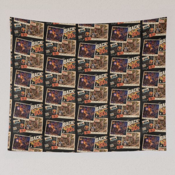 Item preview, Back To The 90s Vintage Nostalgic Collage Art designed and sold by Soluna Studio.