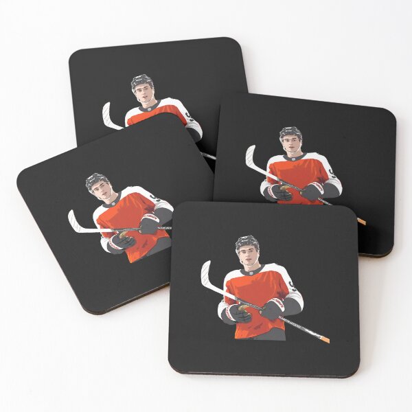 Item preview, Hockey Player 9 Orange White Black Sport designed and sold by JamesHays68.