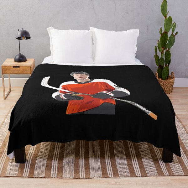 Item preview, Hockey Player 9 Orange White Black Sport designed and sold by JamesHays68.