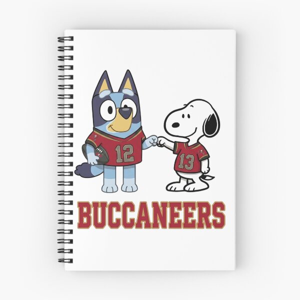 Item preview, Bluey And Snoopy Tampa Bay Football Buddies designed and sold by DamianRoy88.