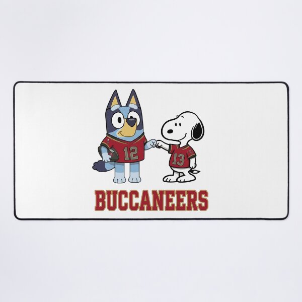 Item preview, Bluey And Snoopy Tampa Bay Football Buddies designed and sold by DamianRoy88.