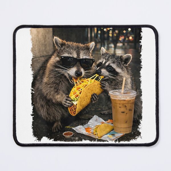 Item preview, Funny Raccoon Eating Tacos for Men Women Kids Cinco De Mayo T-Shirt designed and sold by Othinus.
