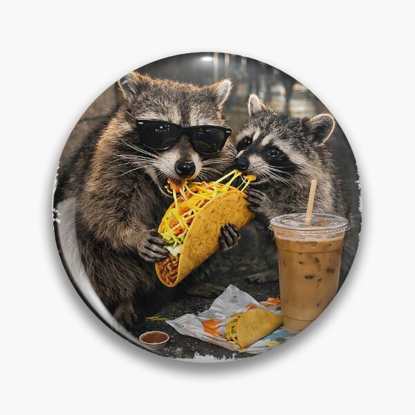 Item preview, Funny Raccoon Eating Tacos for Men Women Kids Cinco De Mayo T-Shirt designed and sold by Othinus.