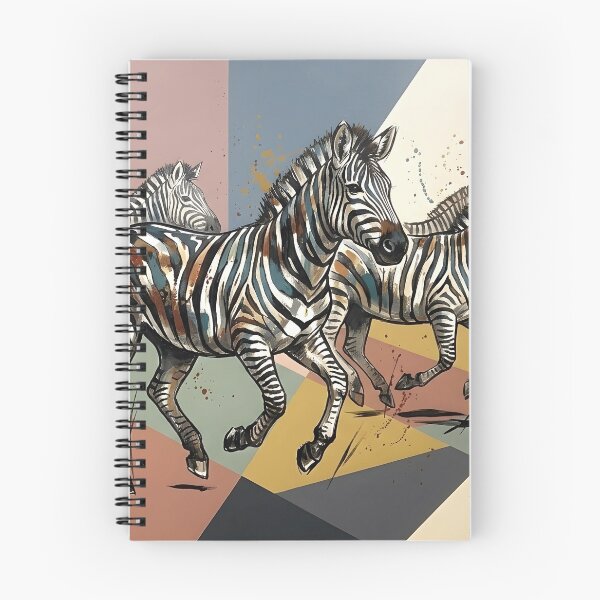 Item preview, Expressive Zebra Herd Canvas Print | Mid-Century Modern Wildlife Wall Art | Geometric Sunburst Safari Poster | Painted Zebra Fine Art Print designed and sold by SergioMiklos.